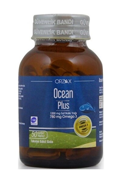 Ocean Plus 1200 mg 50 Kapsül Balık Yağı Skt:04/22