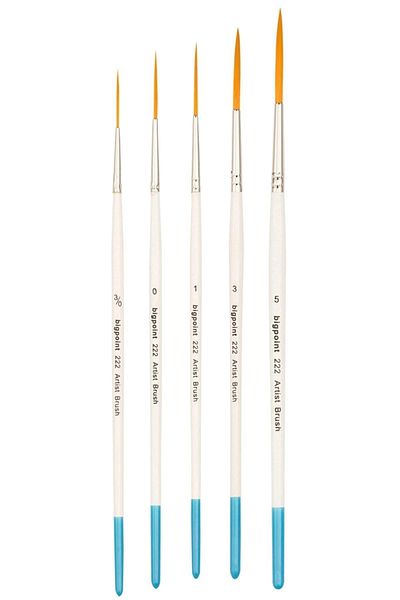 Bigpoint 222 Series Synthetic Bristle Line Brush No: 1 (1 Piece)