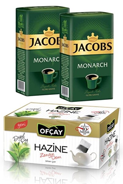 Ofçay Hazine Zengindem Demlik Poşet Çay 30 X 15 Gr & Jacobs Monarch Filtre Ka...