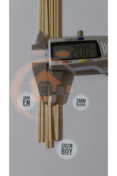 Özdemir Mobilya Ayous Wooden Model Streamer 2mmx2mmx500mm 10 Pieces