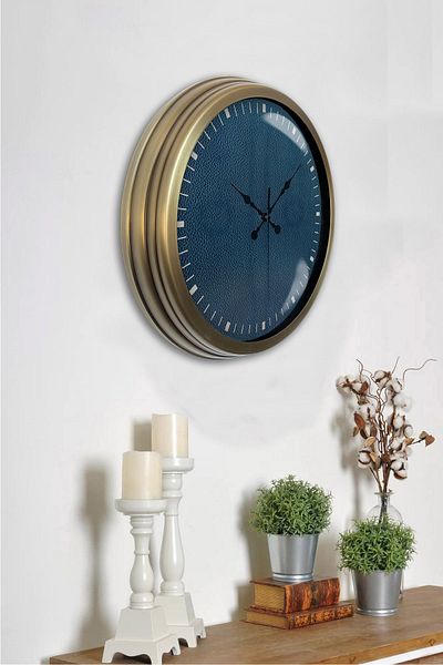 Kasva Concept Gift 40 Cm Tumbled Metal Cool Wall Clock