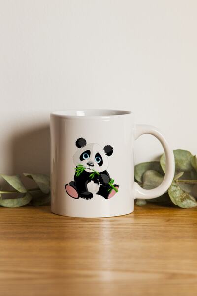 Generic Brand Porcelain - Iqra - Panda Design Mug. .