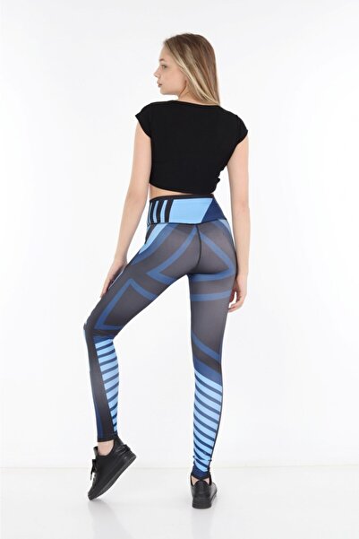 MAGZA Women's High Waist Digital Sports Leggings