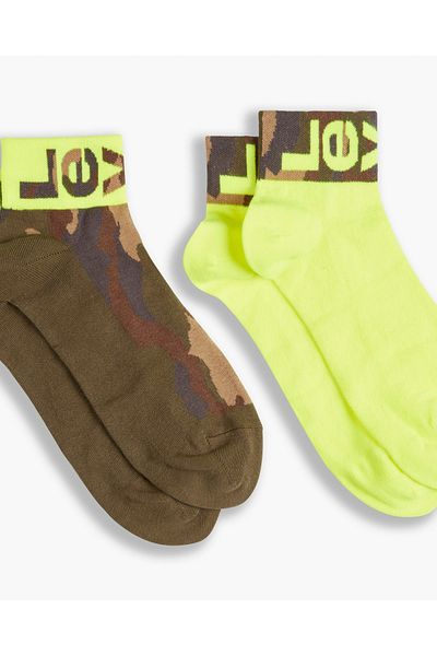 Levi's Men's Mid Cut Neon Socks 3715703410