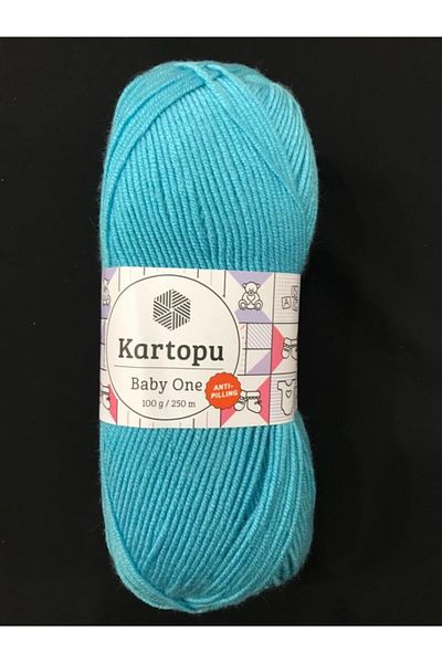 Kartopu Baby One 100% Αντι-πιλήματα Μωρού Μαλλί K576-τυρκουάζ