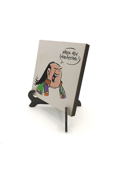 Sadrazam Επιτραπέζια βάση Haagse Harry Holland Comic Character με τυπωμένο MDF