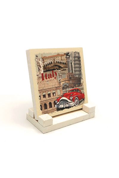 BAKSEPETE Επιτραπέζια Φυσική Πέτρα - Ιταλία Visual Printed