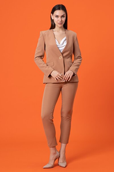 Shahiqa Büyük Metal Çıtçıtlı Pantolon