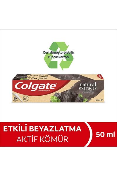 Colgate Natural Extracts Activated Charcoal Toothpaste 50 ml
