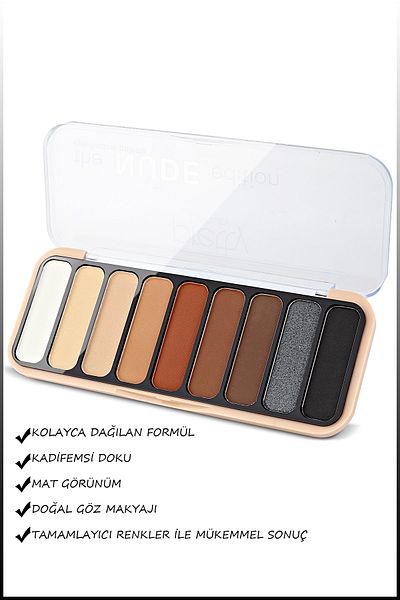 Pretty Beauty Nude Color 9-Piece Eyeshadow Palette - Edition Shadow
