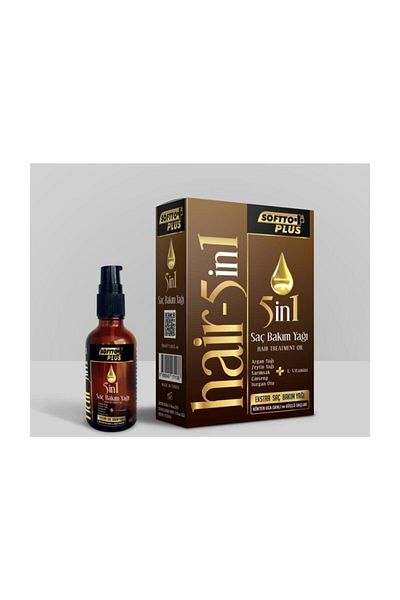 Softto Plus 5in1 Hair Care Serum - 50ml, Serum Oils 190322