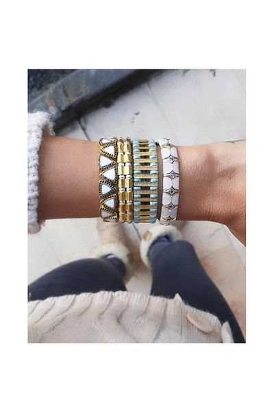Juju Bronze Gold Moon Bracelet