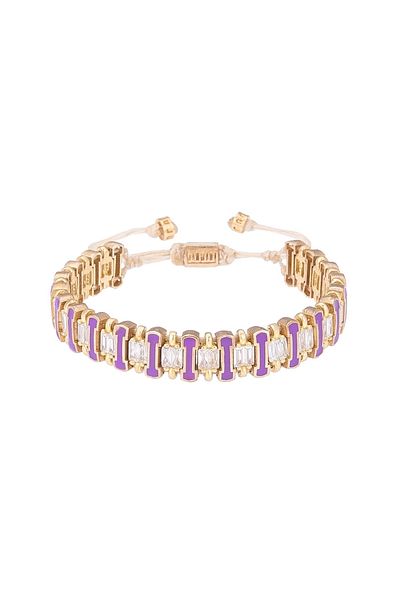 Juju Bronze Enamel Dumbbell Bracelet