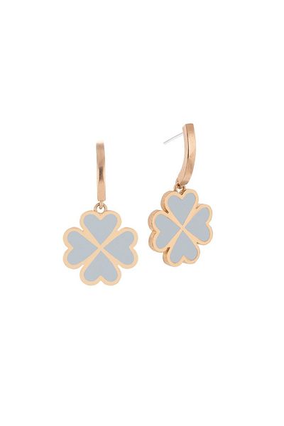 Juju Bronze Clover Earrings