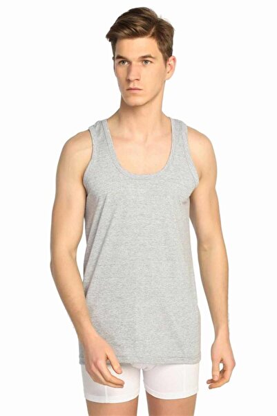 SEDEF YILDIZ Men's Gray Undershirt 6 Pack