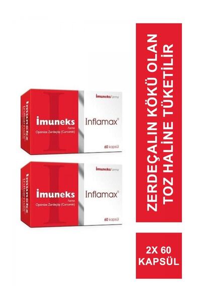 Imuneks Inflamax Optimize Zerdeçöp 60 Kapsül X 2 Adet