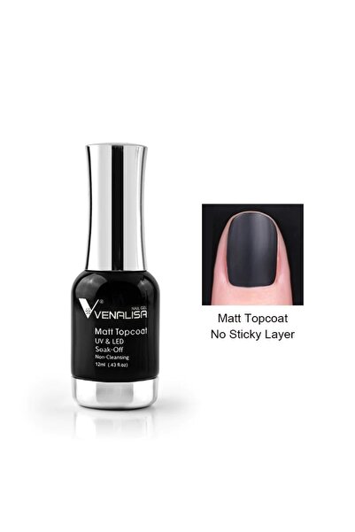 Venalisa Üst Katman Mat Top Coat 12 ml Kalıcı Oje mattopcoat
