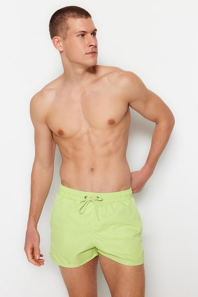 Trendyol Collection Hellgrüne, extra kurze Seeshorts - TMNSS22DS0025