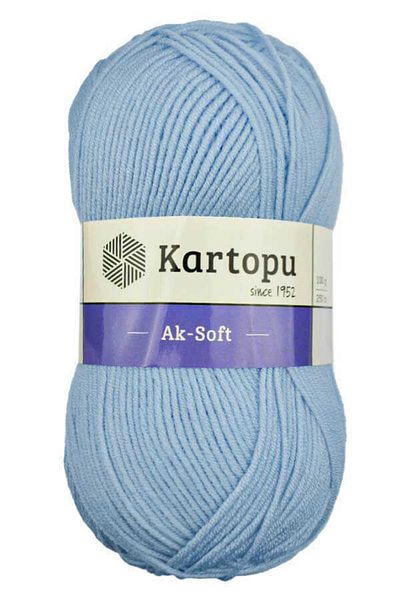 Kartopu New Ak Soft K544 5 Pieces Baby Blue
