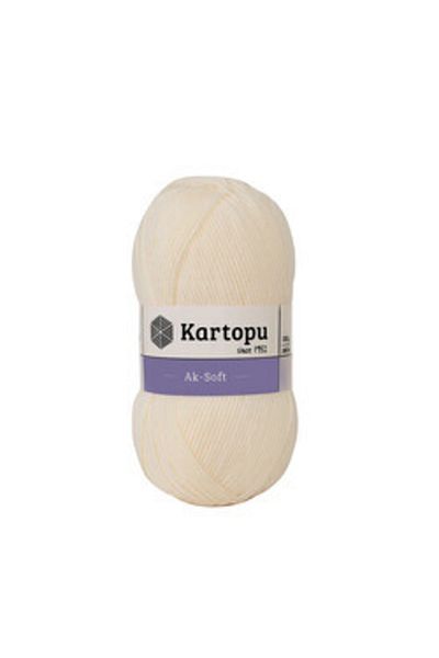 Kartopu New Ak Soft K019 5 Pieces Ecru