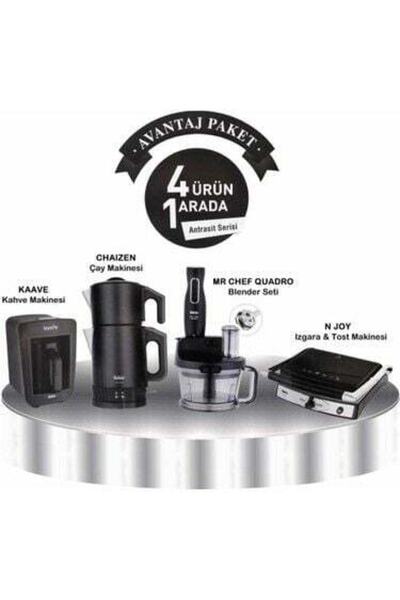 Fakir Avantaj Paketi Antrasit 4'lü Elektrikli Çeyiz Seti