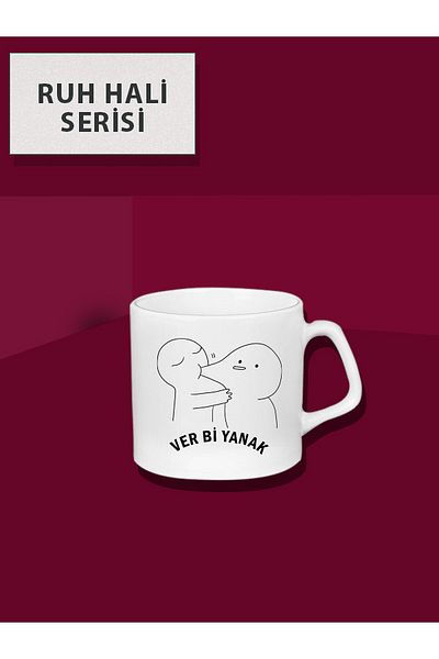 lunasstore Mood Series Funny Written Design Cup, Gift Mug Cup