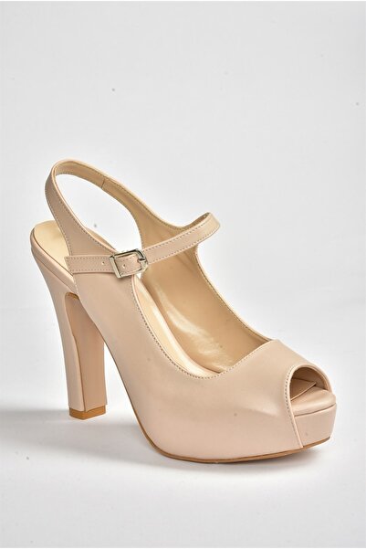 Fox Shoes Ten Platform Topuklu Kadın Abiye Ayakkabı M348007009