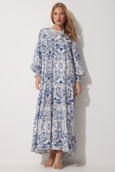 Happiness İstanbul Mintás Oversize nyári ruha