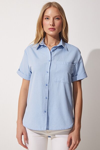 Happiness İstanbul Cămașă Oxford cu mânecă scurtă