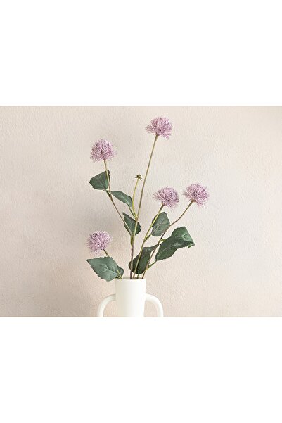 English Home Branch Chrysanthemum Plastik Tek Dal Yapay Çiçek 82 Cm Mor