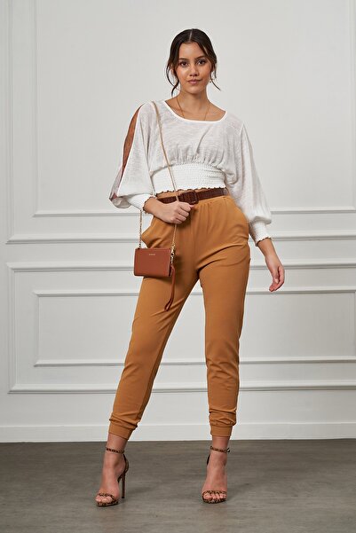 UTOPIAN Regular Beli Lastikli Pantolon