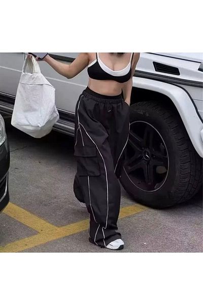 DENİKK Παντελόνι φούτερ Super Trend Parachute Fabric Cargo Pocket