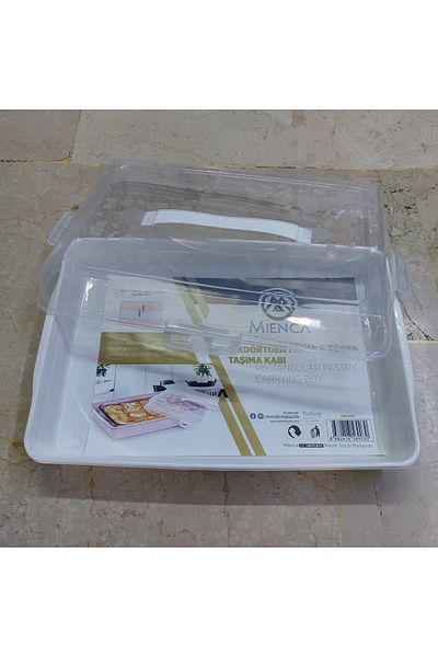 Merdem Cake - Pastry Carrying Container - White