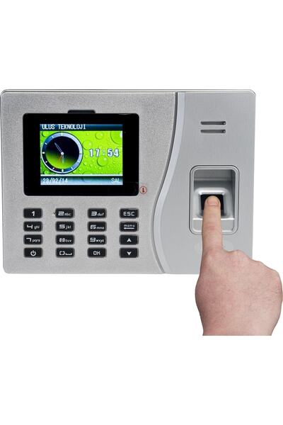 Pro Line Kart Okuyucu Parmak Izi Şifreli Geçiş Personel Takip Sistemi Pdks Pr...