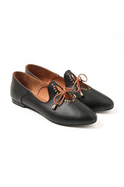John May Women's / Casual Shoes Mar-23y-150-300 Black Leather