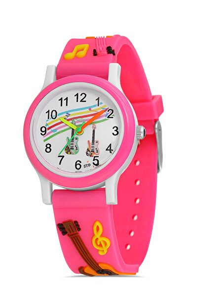 Black Point Analog Su Geçirmez Kız Çocuk Kol Saati 3 Boyutlu Silikon Kordon Ç...