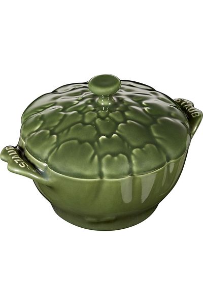 STAUB Artichoke Patterned Ceramic Cocotte Bowl 16 Oz - 405003260