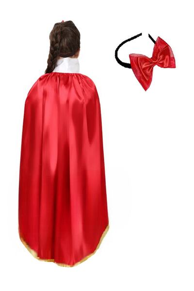 KOSTÜMCE Pamuk Prenses Pelerin Taç Set