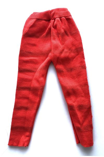 Dündar Girl's Striped Bottom Knitwear Wool Socks Tights