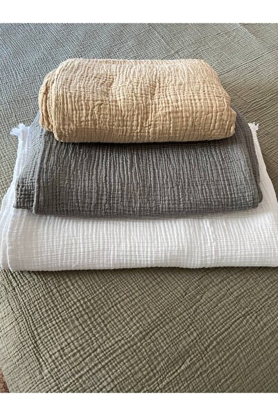 Mrmemo Muslin Bedspread Pique Queen Size 240x240cm