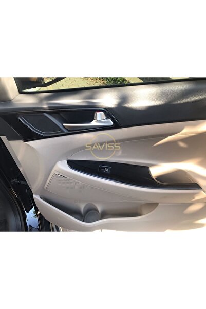 Saviss Hyundai Tucson 2015-2018 Konsol Ve Trim Kaplama,maun Kaplama Parlak Si...