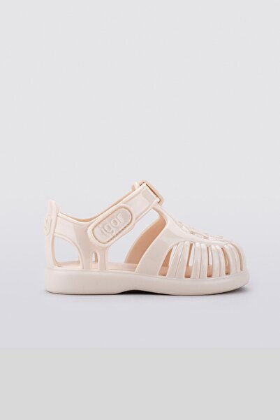 IGOR Sandale Tobby Gloss pentru fete Ivory Shiny