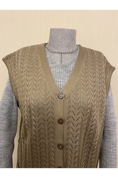 TEK Seasonal Mercerized Mother Long Vest / Mink