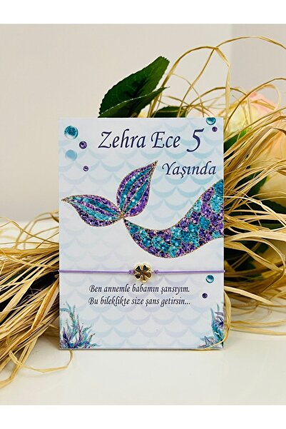 EminönüToptanSüs Birth Gift Card Bracelet (24 Pieces)