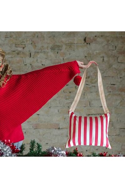 Mask Νέας σεζόν Standard Size Red Fleece Collar Poncho Cape με τσάντα