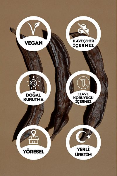 EGEYE DÖNÜŞ Carob Fruit Harnup Dried - 250 g
