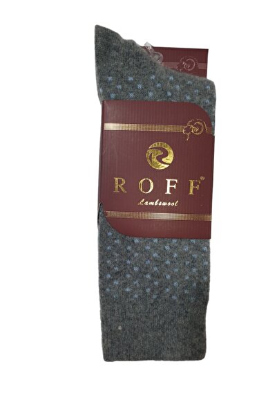 Roff Yünlü Lambswool Koyun Kılı Kışlık Erkek Çorap 6 Lı Paket 40-44 Numara