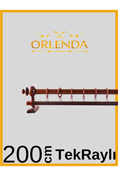 Orlenda Umeraș pentru perdea rustică din țeavă de aluminiu cu cap din lemn de...