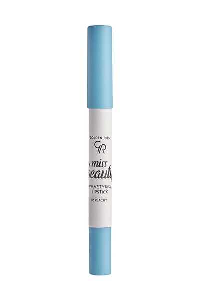 Golden Rose GR MISS BEAUTY VELVETY KISS LIPSNO:06 PEACHY