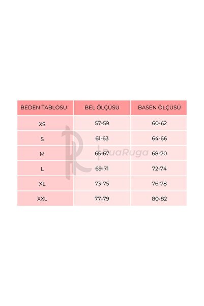 RuaRuga Kadın Yüksek Bel Pamuklu Dikişsiz Lazer Kesim Külot Beli Dikişli 3'lü